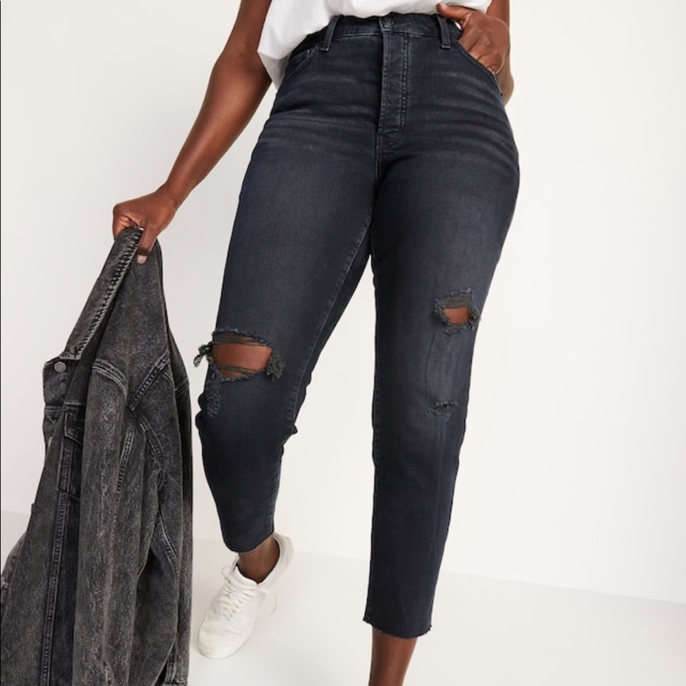 NWT Old Navy High-Waisted Straight Leg Jean